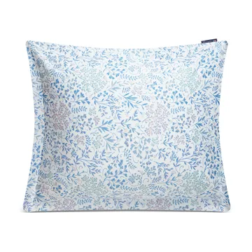 Flower Printed Cotton Sateen pillowcase 50x60 cm - Blue - Lexington