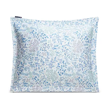 Flower Printed Cotton Sateen pillowcase 50x60 cm - Blue - Lexington