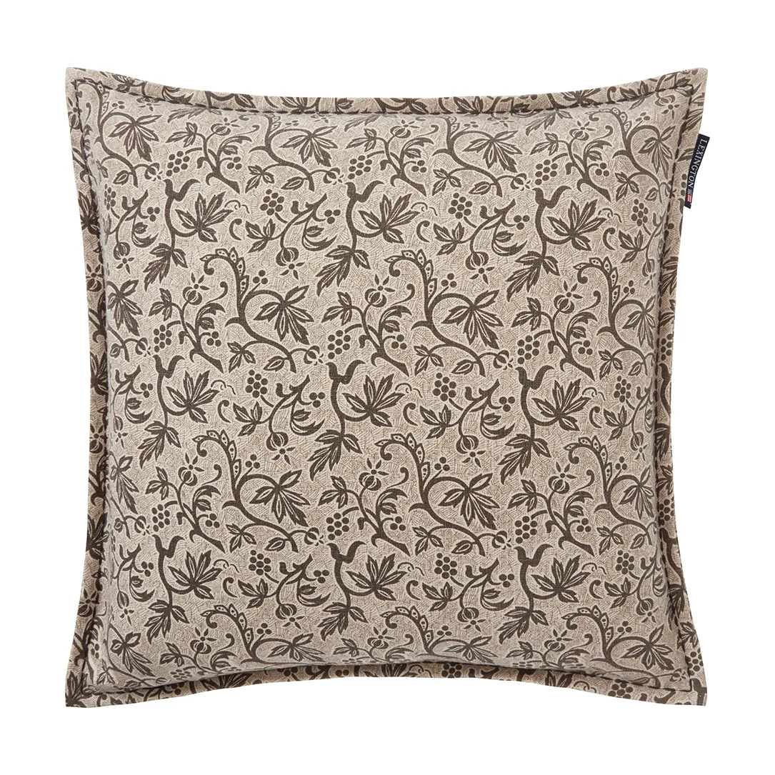 Grapevine Printed cushion cover 50x50 cm, Light beige Lexington