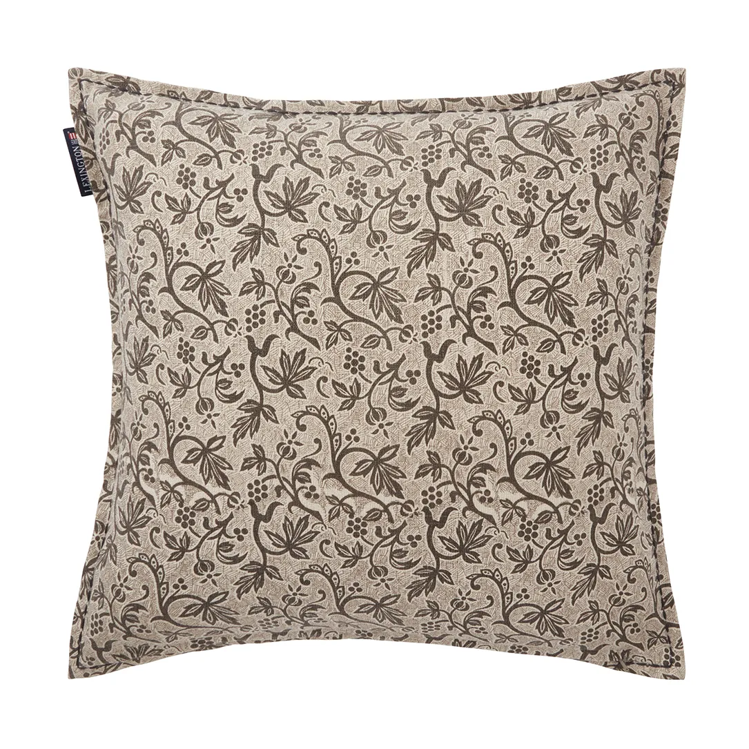 Grapevine Printed cushion cover 50x50 cm, Light beige Lexington