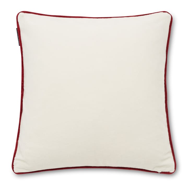 Happy Holidays cushion cover 50x50 cm - white - Lexington