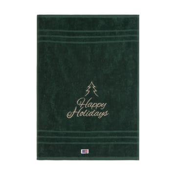 Happy Holidays Juniper organic towel 50x70 cm - Green-Light Beige - Lexington