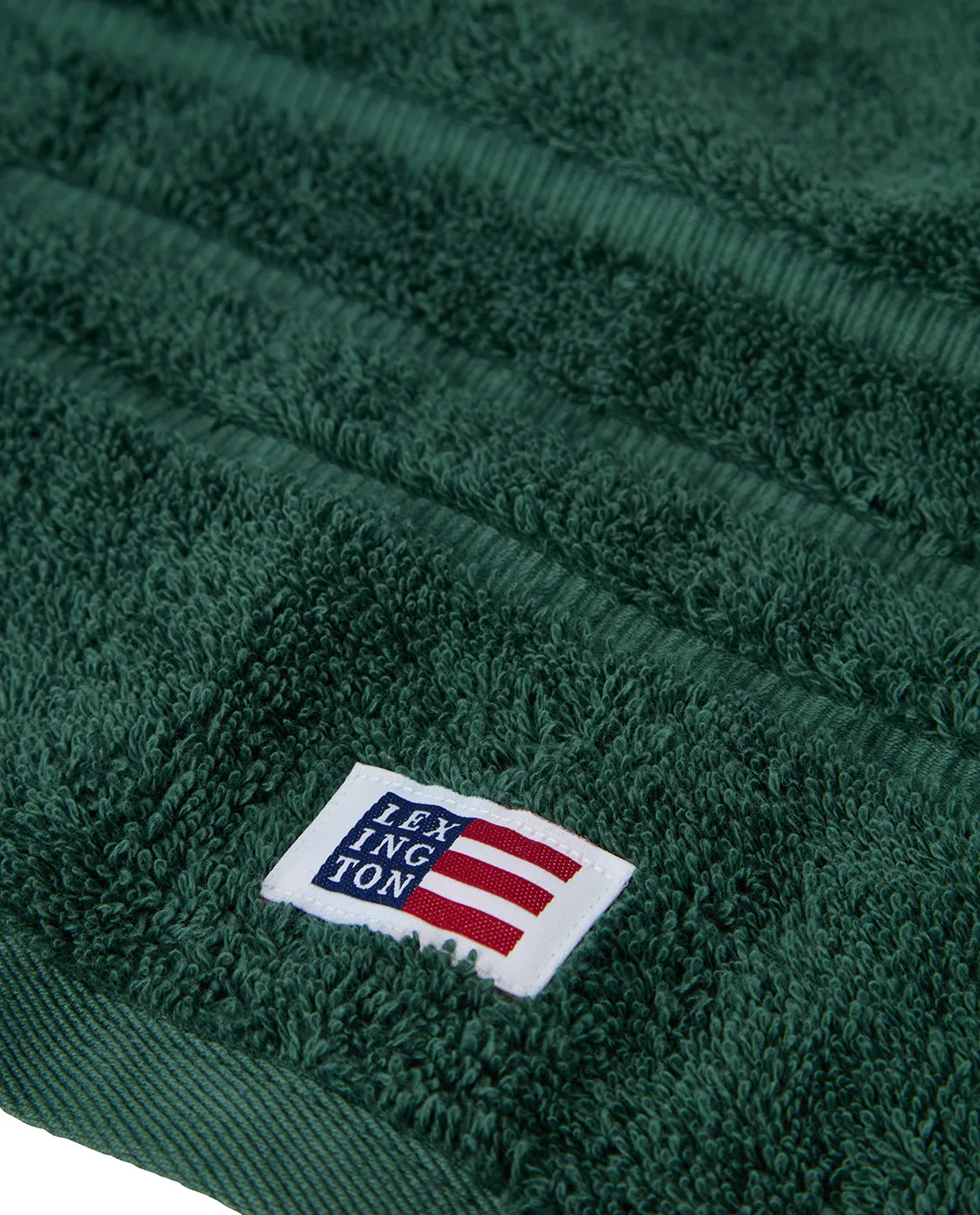 Happy Holidays Juniper organic towel 50x70 cm, Green-Light Beige Lexington