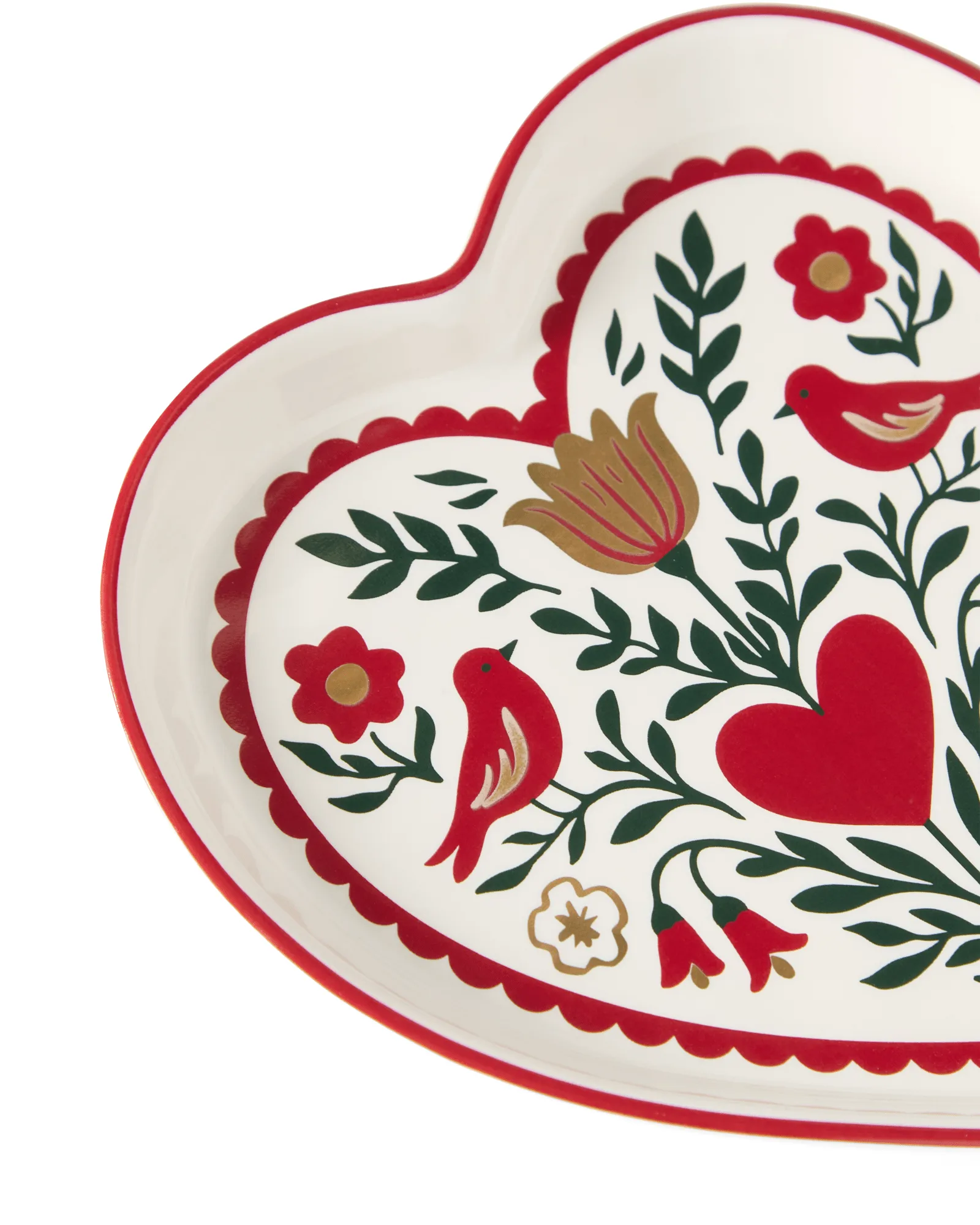 Heart serving platter, Multi, 13x13x1.6 cm Lexington