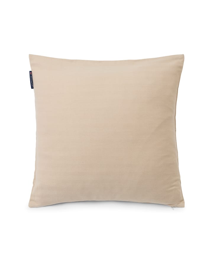 Herringbone Cotton Flanell pillowcase 50x50 cm - Light beige - Lexington