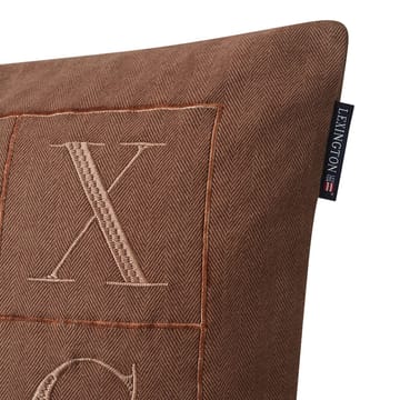 Herringbone cushion cover 50x50 cm - brown - Lexington