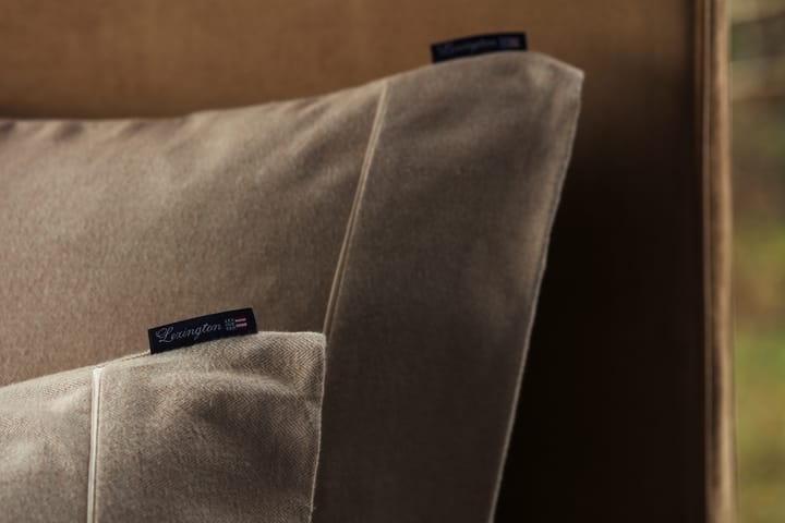 Herringbone Flanell pillowcase 50x60 cm, Beige-off white Lexington
