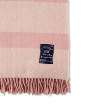 Herringbone wool throw 130x170 cm - pink - Lexington