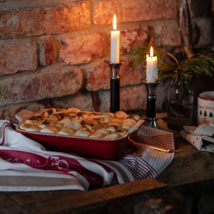 Holiday kitchen towel 50x70 cm - white-red - Lexington