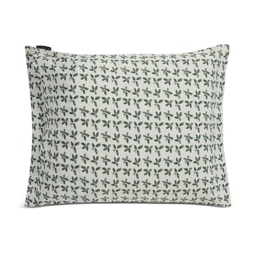 Holly Printed Cotton Sateen pillowcase 50x60 cm - White-green - Lexington