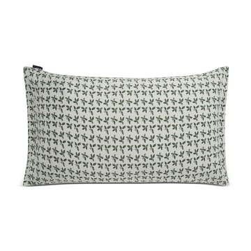 Holly Printed Cotton Sateen pillowcase 50x90 cm - White-green - Lexington