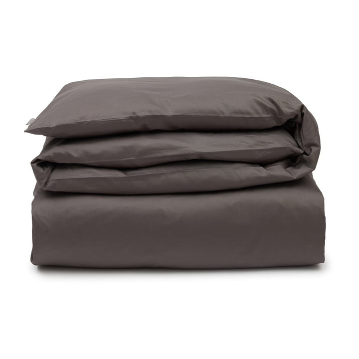 Hotel Cotton Sateen duvet cover 150x210 cm - Charcoal grey - Lexington