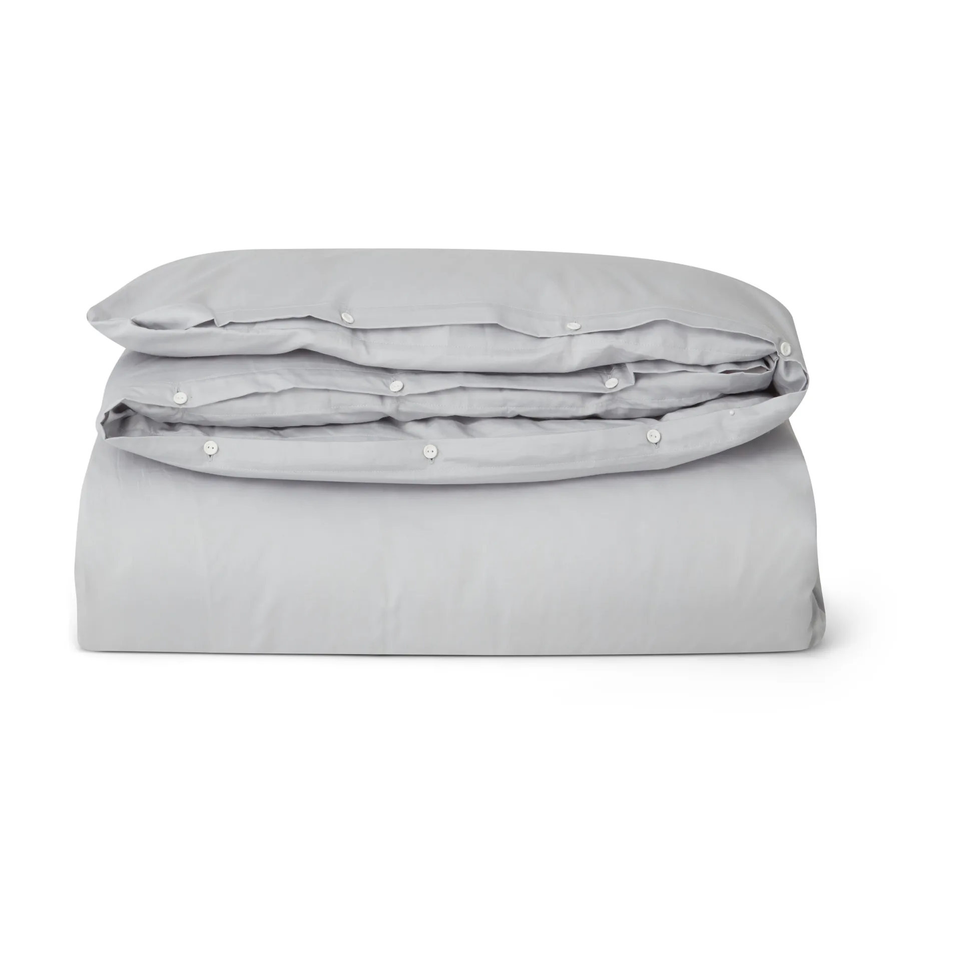 Hotel Cotton Sateen duvet cover 150x210 cm, Light grey Lexington