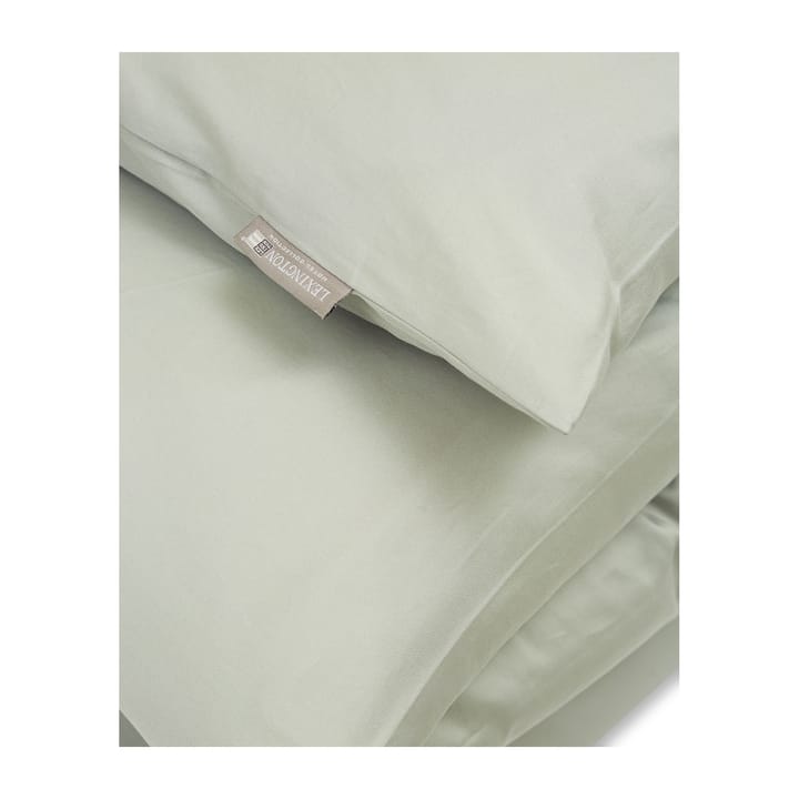 Hotel Cotton Sateen duvet cover 150x210 cm, Sage green Lexington