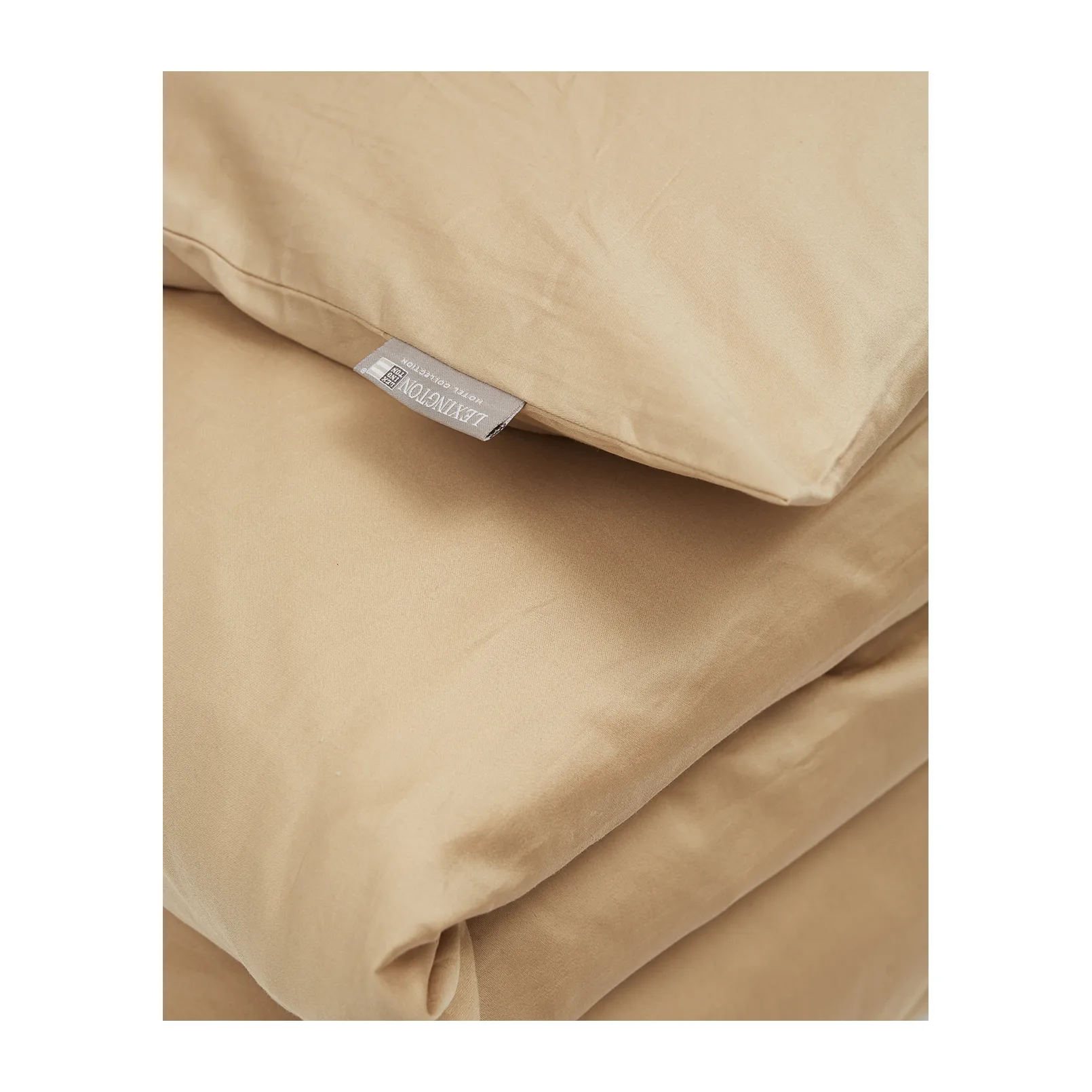 Hotel Cotton Sateen duvet cover 220x220 cm, Light beige Lexington