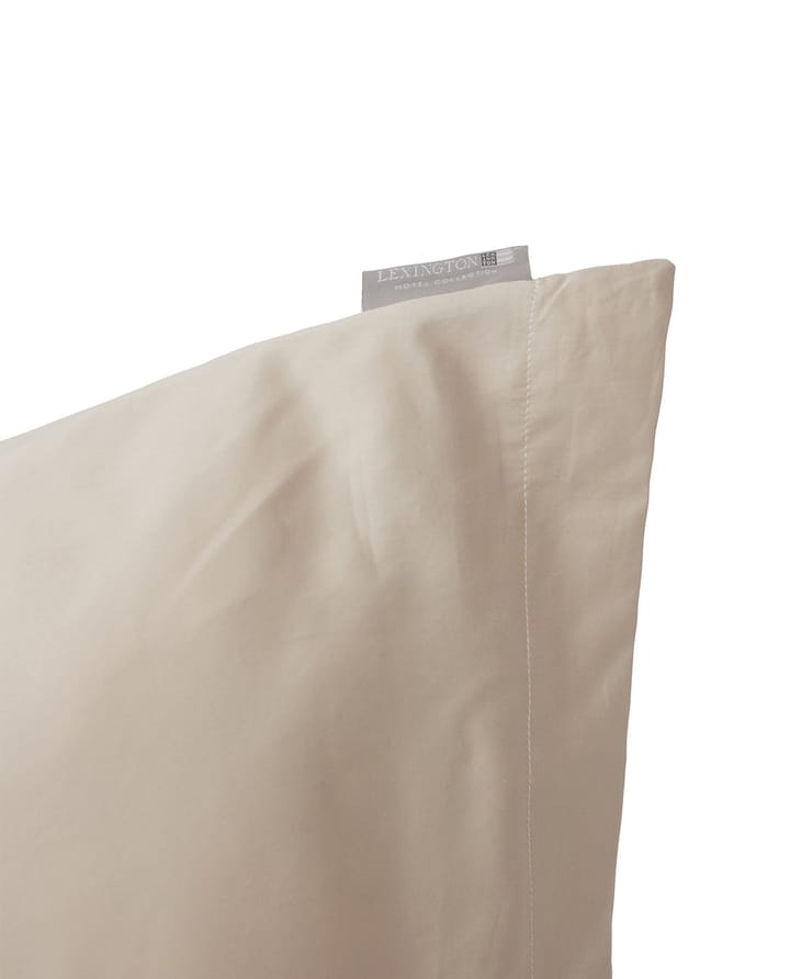 Hotel Cotton Sateen pillowcase 50x60 cm - Light sand - Lexington