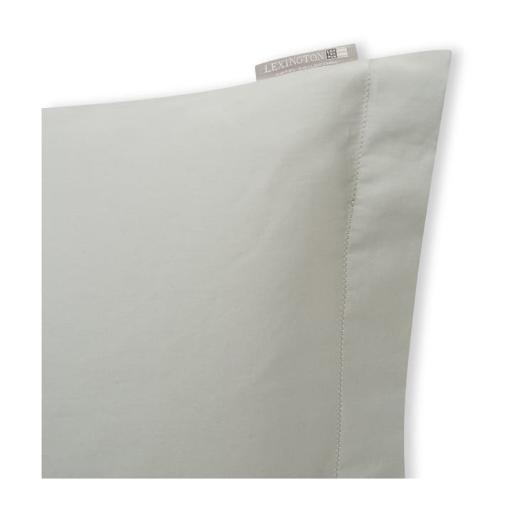 Hotel Cotton Sateen pillowcase 65x65 cm, Sage green Lexington