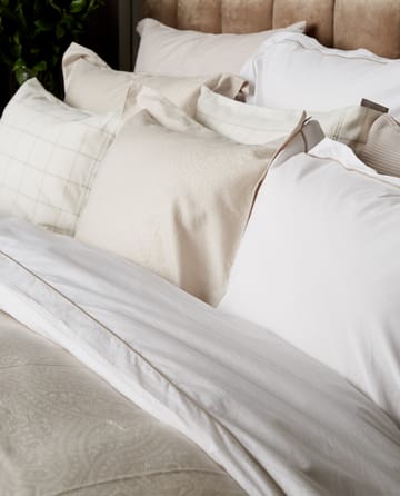 Hotel Light Flannel pillowcase 50x90 cm - White-light beige - Lexington