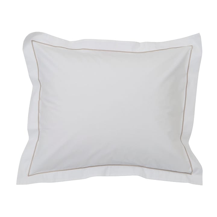Hotel Percale pillowcase 50x60 cm - White-light beige - Lexington