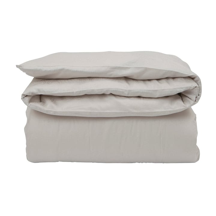 Hotel Sateen Jacquard duvet cover 220x220 cm, Light beige Lexington