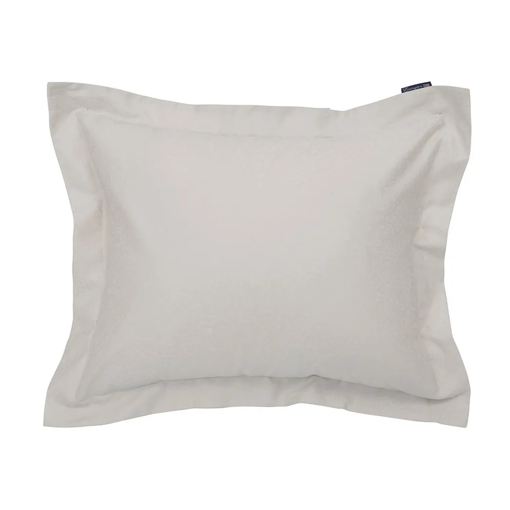 Hotel Sateen Jacquard pillowcase 50x90 cm, Light beige Lexington