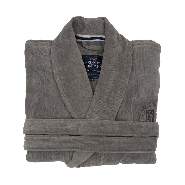 Hotel Velour bathrobe L - grey - Lexington