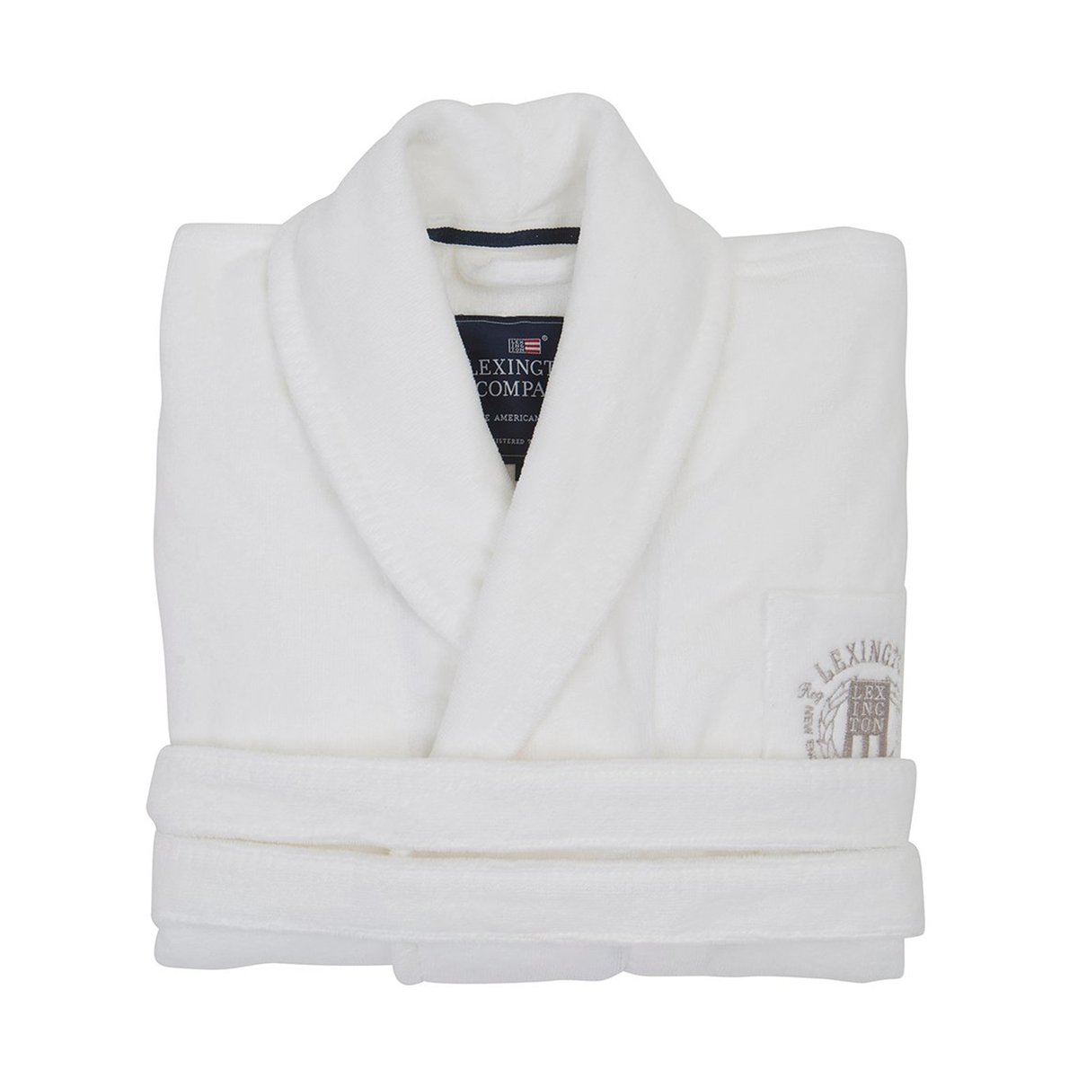 Lexington Hotel Velour bathrobe L White | Scandinavian Design | Dressing gowns & bath robes | White