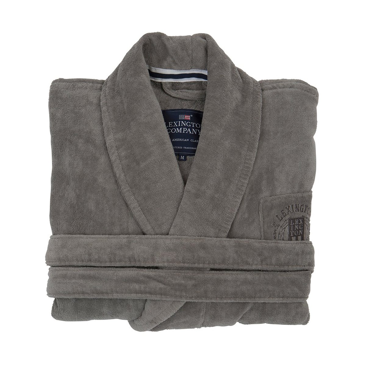 Lexington Hotel Velour bathrobe XL grey | Scandinavian Design | Dressing gowns & bath robes | Grey