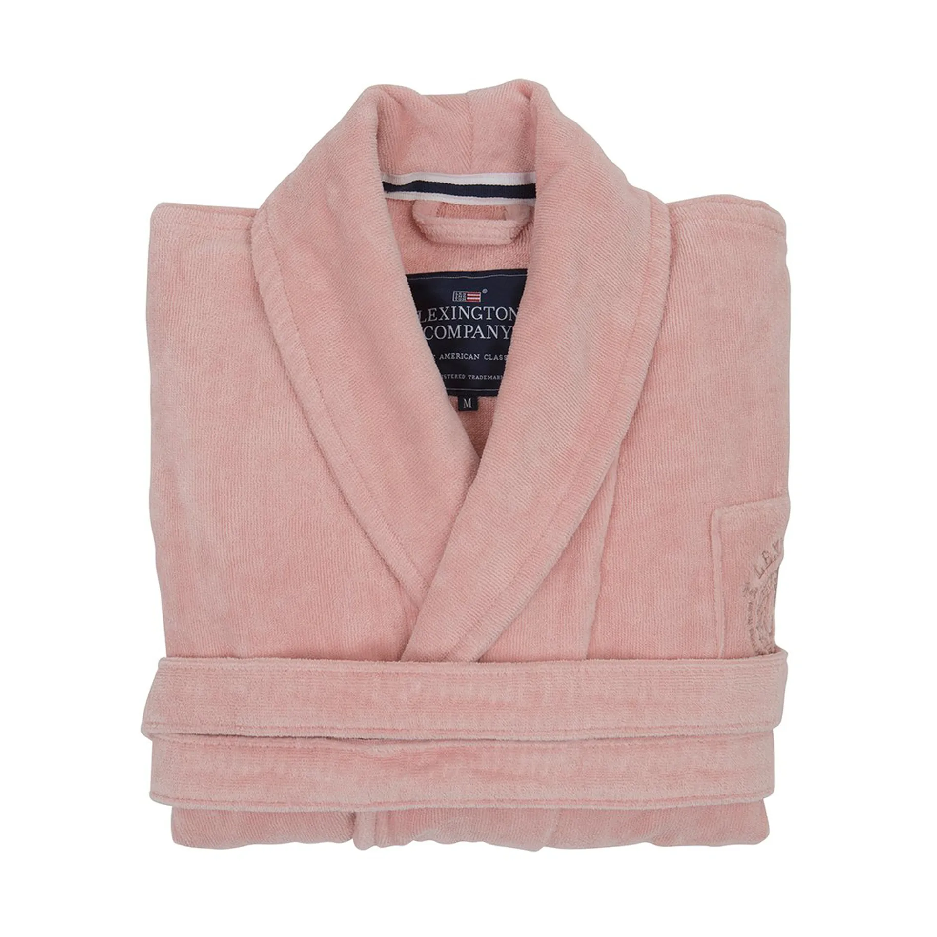Hotel Velour bathrobe XL, Pink Lexington