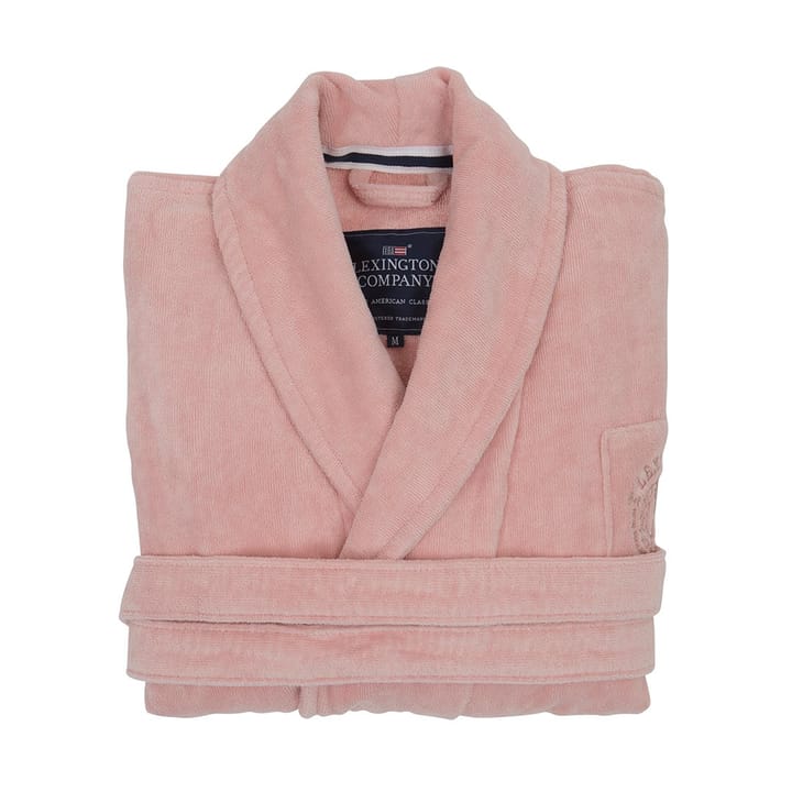 Hotel Velour bathrobe XL - Pink - Lexington