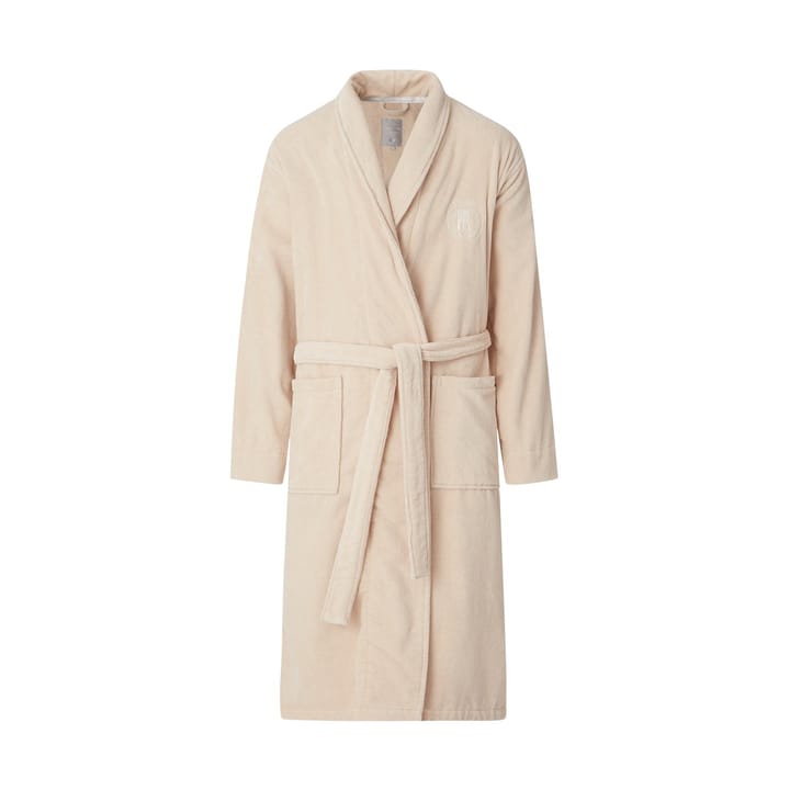 Hotel Velour bathrobe XS - Beige - Lexington