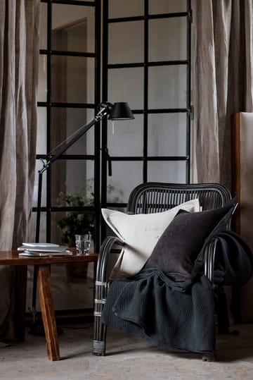 Hotel Velvet pillowcase 50x50 cm - Dark grey - Lexington