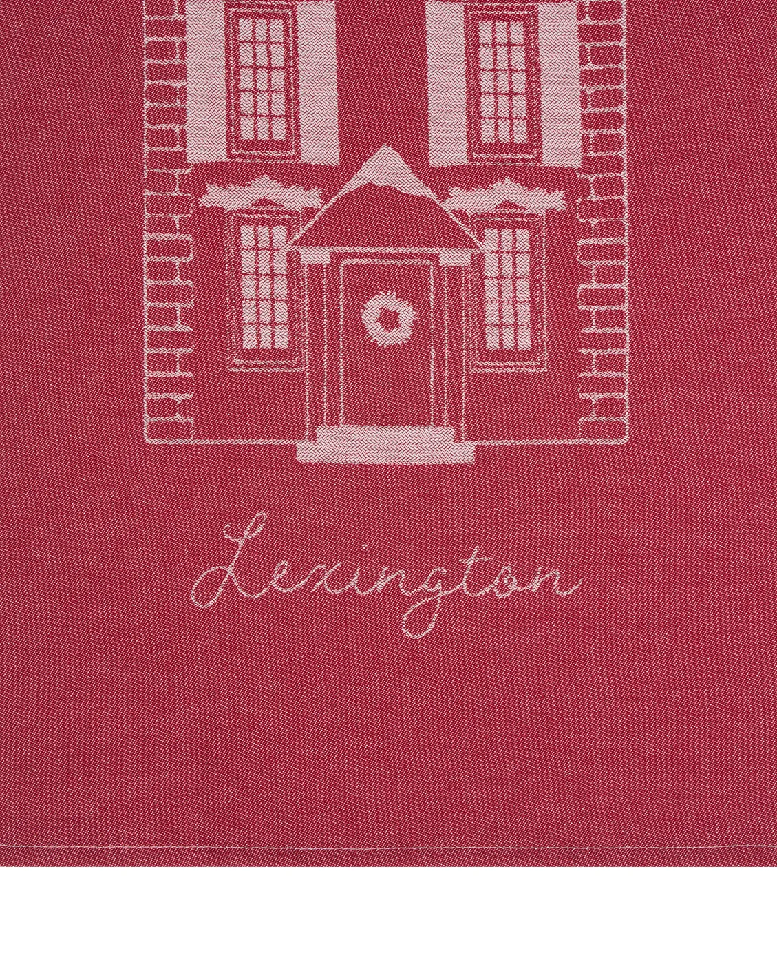 House organic cotton kitchen towel 50x70 cm, Red-white Lexington