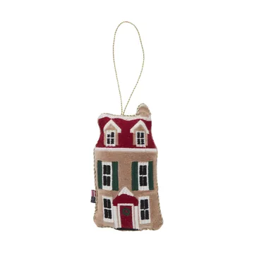 House organic velvet-cotton Christmas ornament - Multi - Lexington