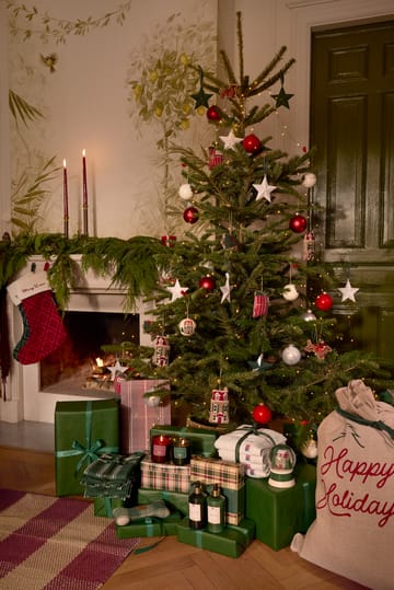 House organic velvet-cotton Christmas ornament - Multi - Lexington