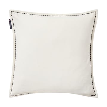 House organic velvet cotton cushion cover 50x50 cm - White-multi - Lexington