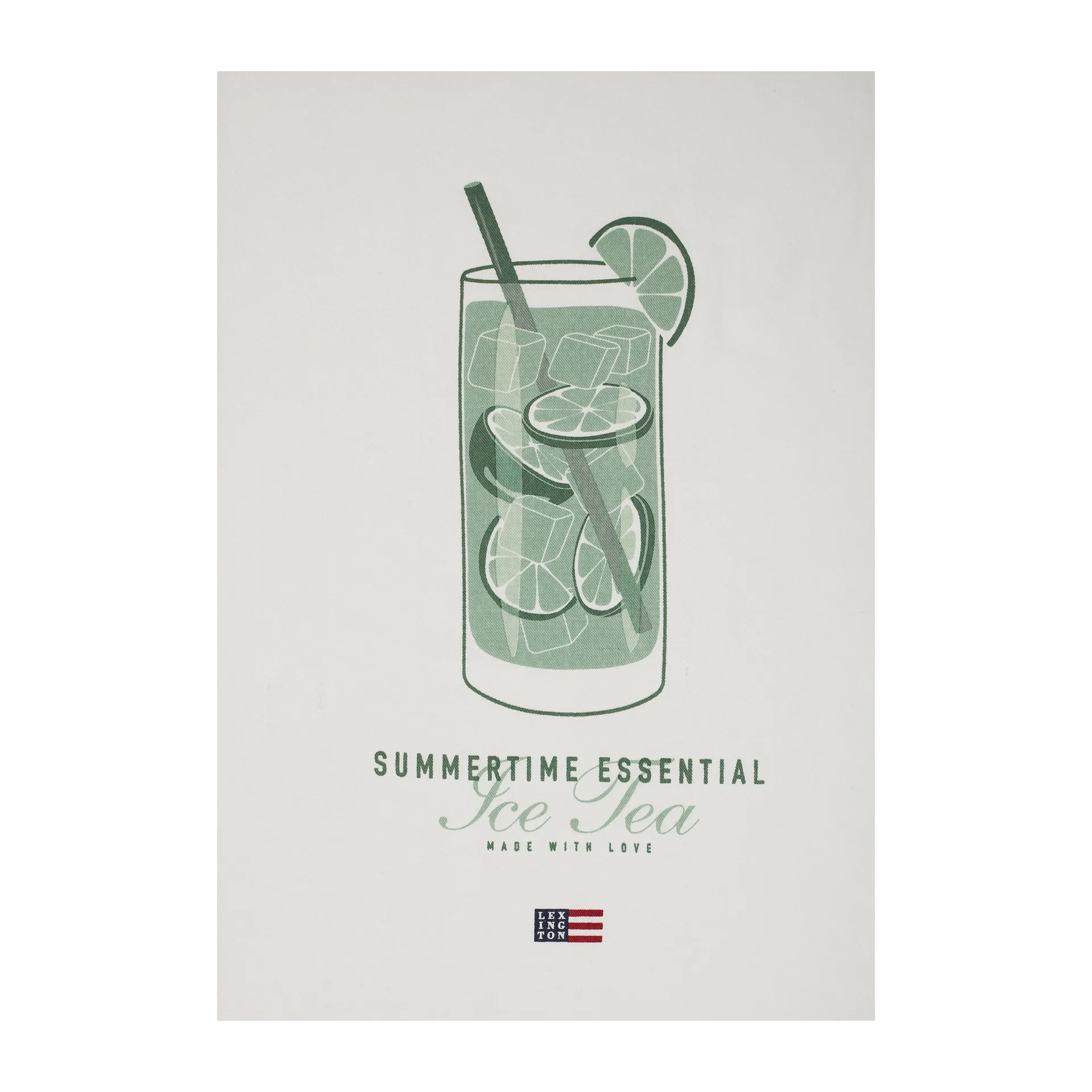 Ice Tea Organic Cotton Twill kitchen towel 50x70 cm, White Lexington