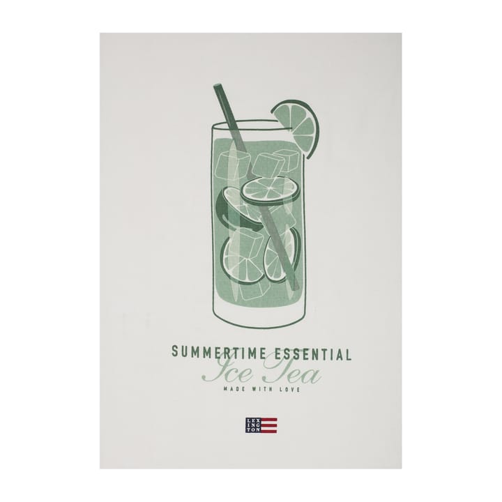 Ice Tea Organic Cotton Twill kitchen towel 50x70 cm - White - Lexington