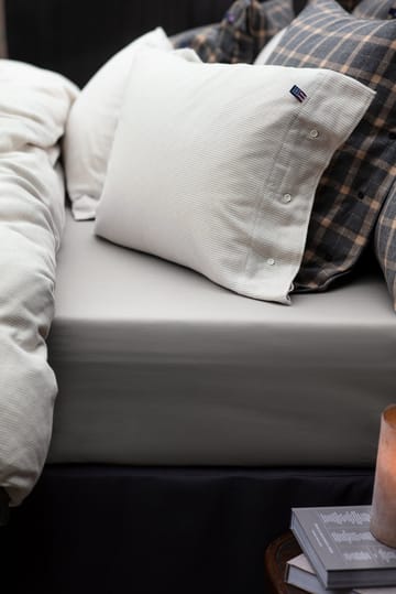 Icons American bed sheet 150x260 cm - Light gray - Lexington