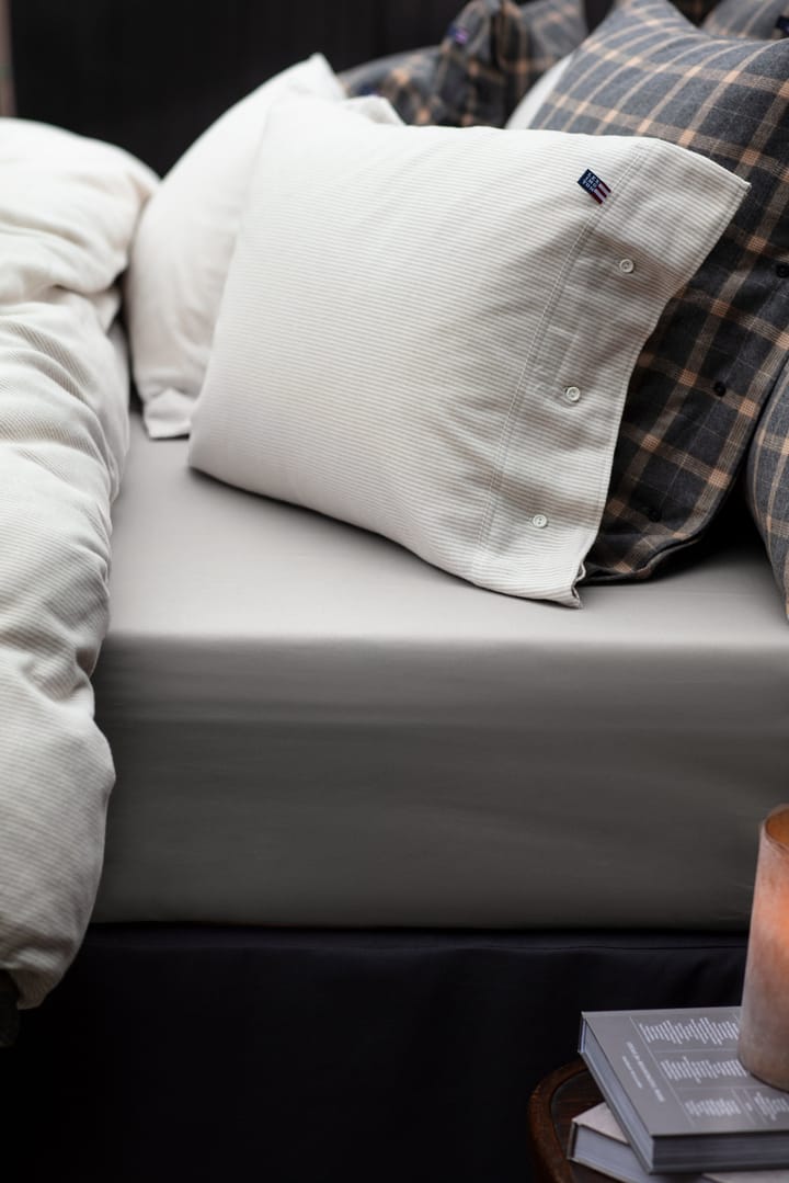 Icons American bed sheet 150x260 cm, Light gray Lexington