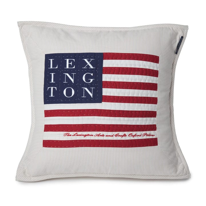 Icons Arts & Crafts cushion cover 50x50 cm - beige-white - Lexington