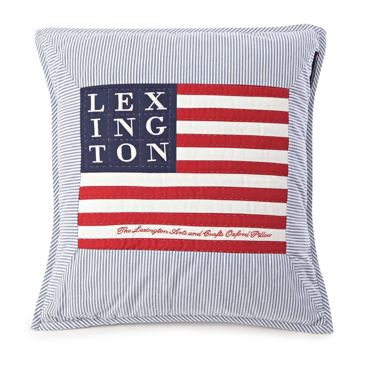 Icons Arts & Crafts cushion cover 50x50 cm - blue-white - Lexington