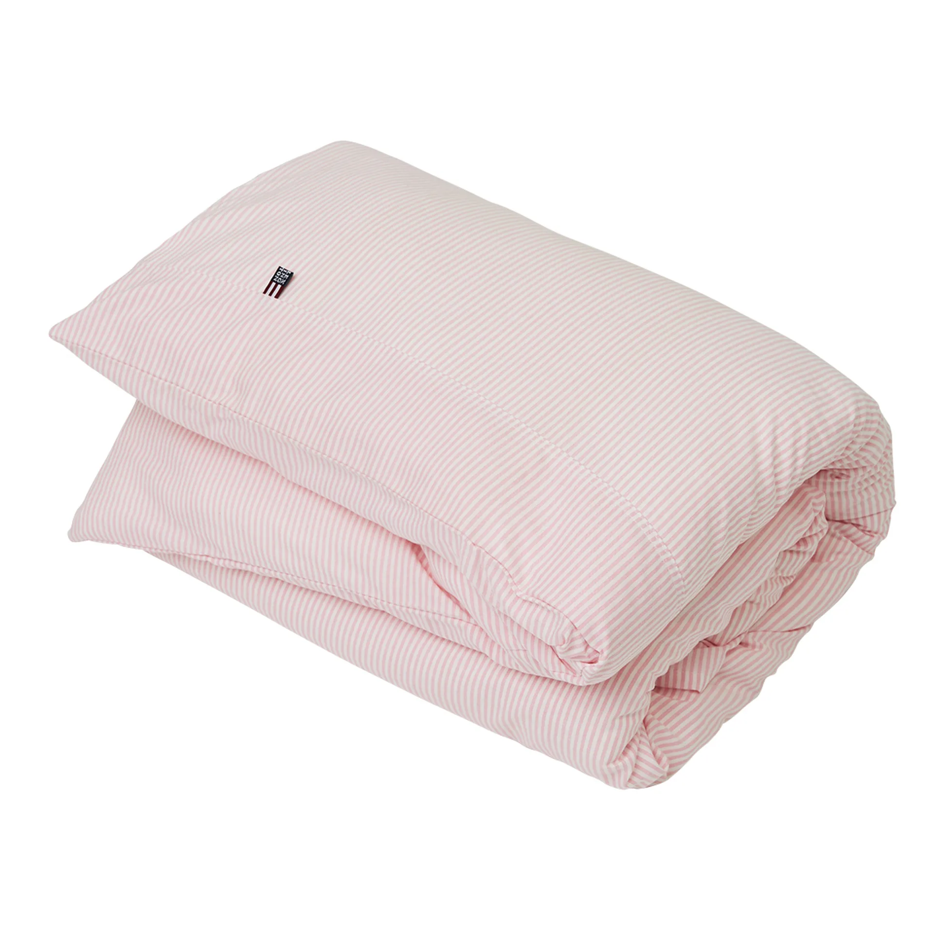 Icons Baby Pin Point duvet cover 100x130 cm, pink-white Lexington