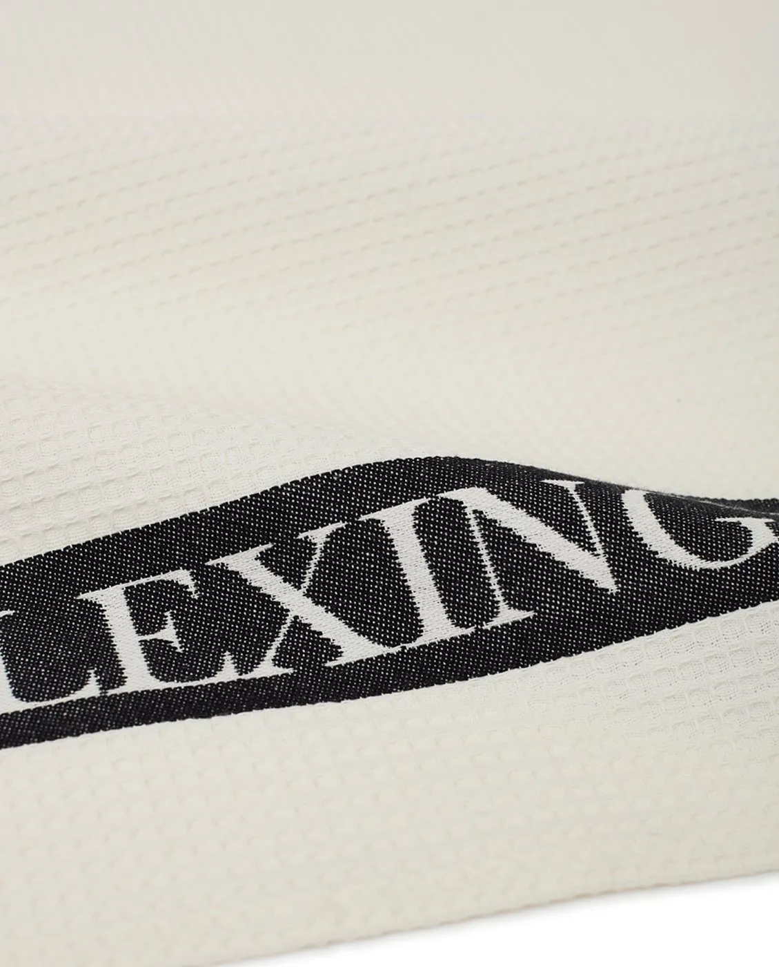 Icons Cotton Waffle kitchen towel 50x70 cm, White-dark Grey Lexington