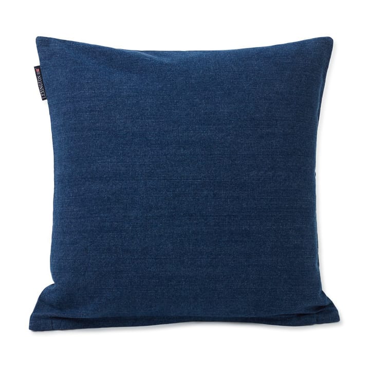 Icons Denim Logo cushion cover 50x50 cm, Denim blue Lexington