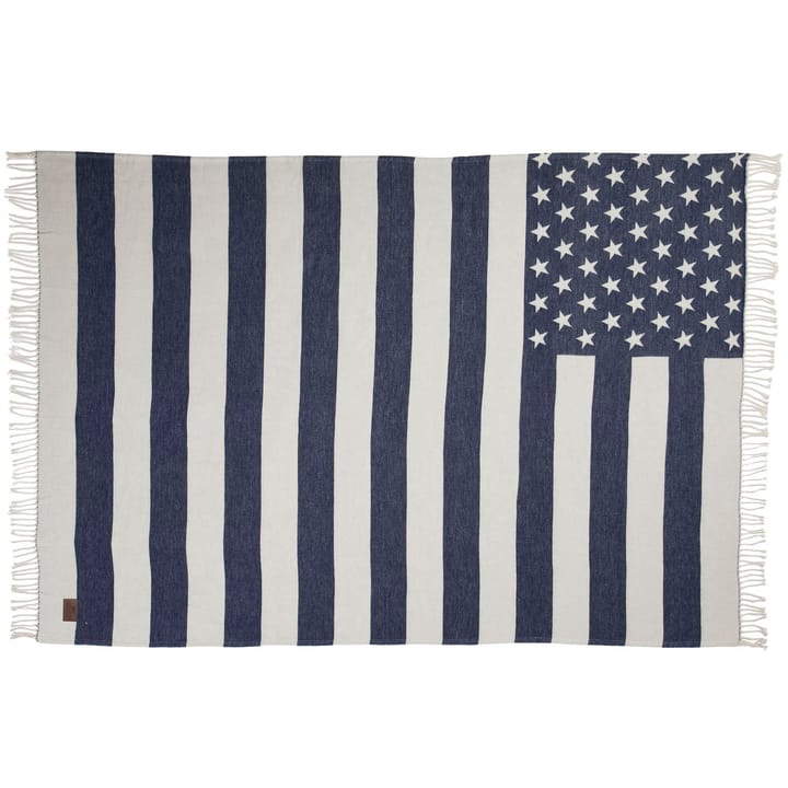 Icons Flag throw 130x170 cm - white-navy - Lexington