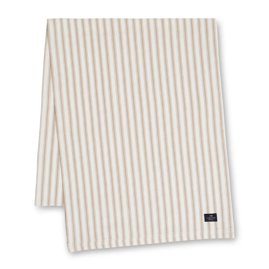 Icons Herringbone Striped runner 50x150 cm, beige-white Lexington
