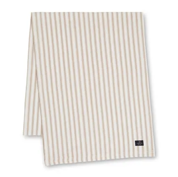Icons Herringbone Striped runner 50x150 cm - beige-white - Lexington