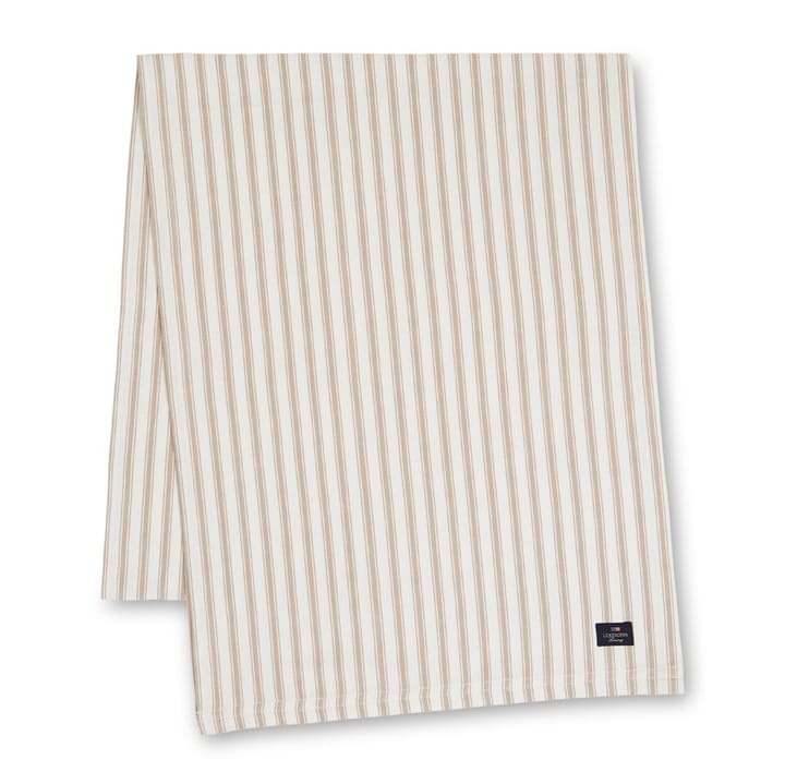 Icons Herringbone Striped runner 50x150 cm - beige-white - Lexington