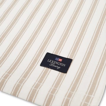 Icons Herringbone Striped runner 50x150 cm - beige-white - Lexington